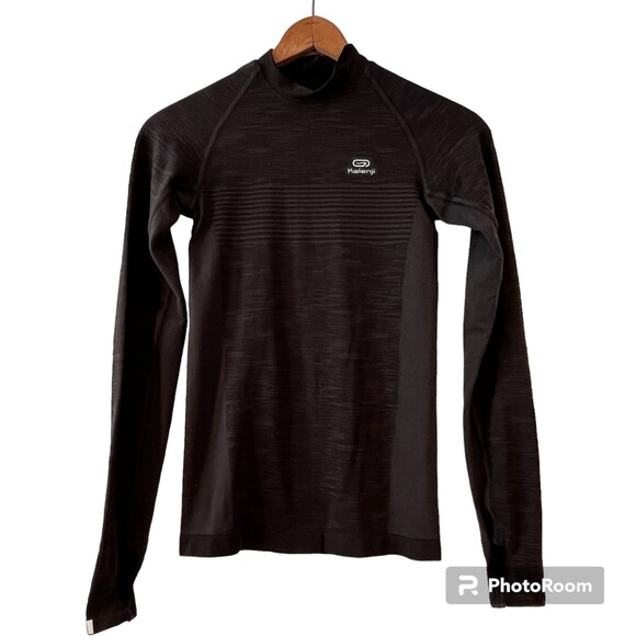 Kalenji Decathlon Base Layer Top Mock Neck Seamless XS Activewear - Picture 1 of 7